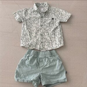 Modern Moments Floral Shirt and Shorts Set